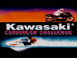 Kawasaki Superbike Challenge title screen for Super Nintendo